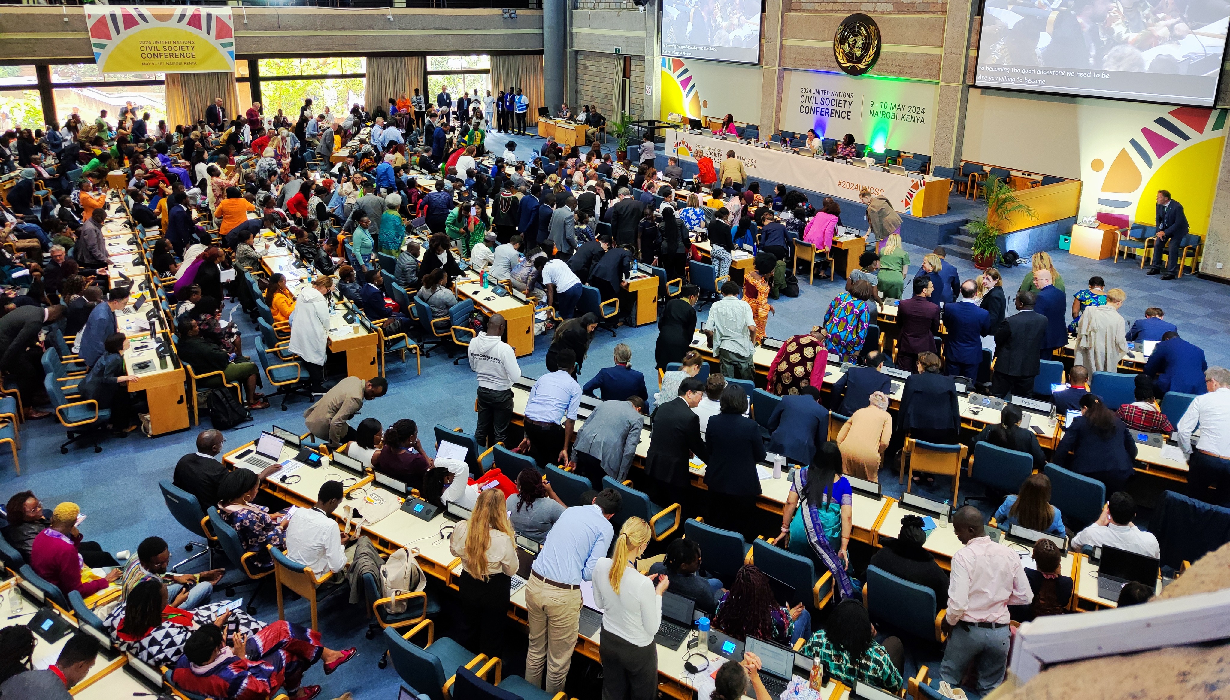 Panel discussion at UN event